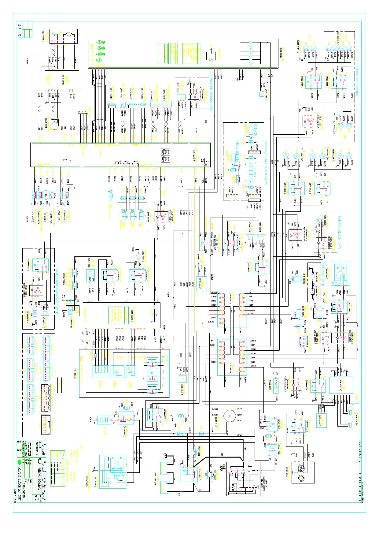 S470V ELECTRICAL CIRCUIT DIAGRAM Schematic Daewoo Doosan (2)